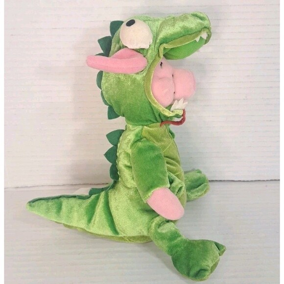 Disney Winnie the Pooh Plush Lot 8" Piglet Dragon, Tigger Pirate, Pooh as Tigger - Picture 6 of 15